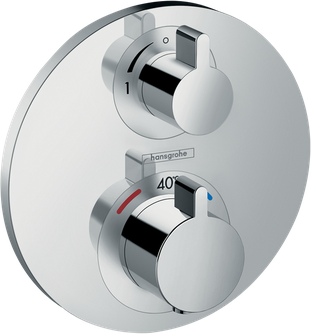 Potinkinis termostatinis dušo maišytuvas hansgrohe Ecostat S, chromas, 15757000