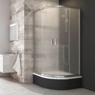 Dušo kabina Ravak Blix BLCP4-90 Sabina blizgi+stiklas Grape 3B270C40ZG