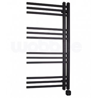 Elektrinis rankšluosčių džiovintuvas Wobbee Flint 50x100 cm, dešininis, juodas