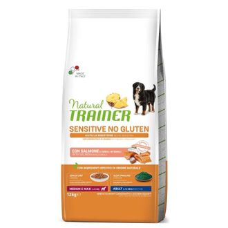 NT ADULT DOG SENSITIVE NO GLUTEN M/M SALMON (lašiša) 3kg, 925245