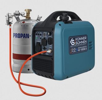 Inverterinis generatorius LPG/benzinas 2000W KS 1900iG S KONNER amp SOHNEN