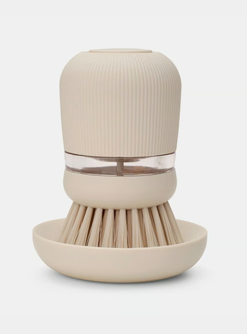 Šepetys su muilo dozatoriumi Brabantia, Soft Beige, 252167
