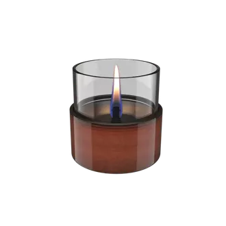 ASTER 10 mini stalo židinys/žvakė, gintaro sp. , naudojamas Tenderfuel skystis