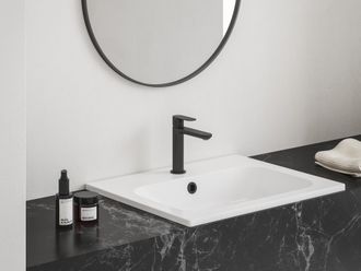 Praustuvo maišytuvas Ravak Eleganta 170 mm be dugno vožtuvo, Black Matt X070290