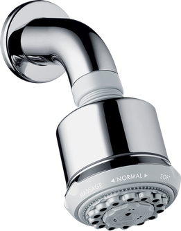 Dušo galva HANSGROHE Clubmaster 85 3jet EcoSmart su dušo alkūne, chromas, 26606000