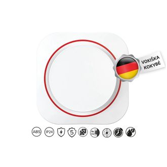 Vonios ventiliatorius Vlano MOON 100 TH su laikmačiu ir drėgmės jutikliu