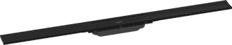 Latako komplektas Hansgrohe RainDrain Flex Finish 900 mm, trumpinamas, juoda matinė, 56045670