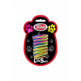 PET NOVA 4 spiralės žaislas katėms 5cm 3pak, CAT-SPRING-SET