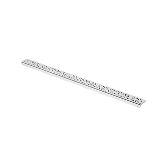 TECEdrainline poliruoto nerūdijančio plieno dušo latako grotelės "drops", tiesios 100 cm, 601030