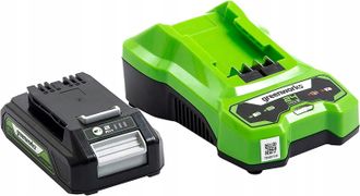 AKUMULIATORIAUS IR KROVIKLIO KOMPLEKTAS 24V 2A gsk24b2, 6952909068718