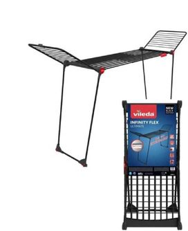 Skalbinių džiovyklė Vileda Infinity Flex, juoda, 4023103254954