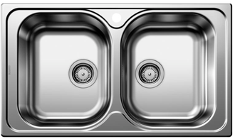 Plieninė plautuvė BLANCO TIPO 8 18/10 NATURAL O.AF