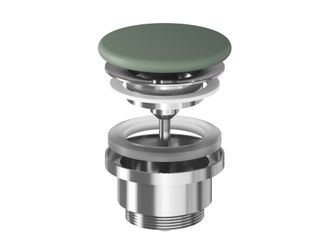 Stacionari praustuvo sifono galvutė Ravak Flat, Grey Green, X03070