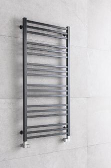 Rankšluosčių džiovintuvas PMH Avento 50x121 cm, juoda struktūrinė, AV3BL