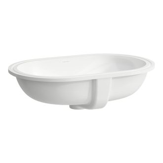 Laufen Savoy ovalus iš apačios montuojamas praustuvas, 51 x 31cm, baltas, H8189460001091