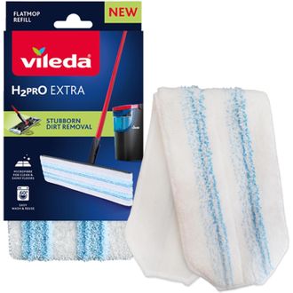 Vileda šluostė H2prO 175786, 350mm, balta, mėlyna, mikropluoštas, 1 vnt., 4023103251564