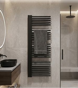 Rankšluosčių džiovintuvas Očenašek BNL 50x130 cm, juodas, BNL5001300BL