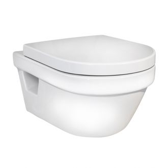 Pakabinamas unitazas Gustavsberg Hygienic Flush rimless su softclose dangčiu