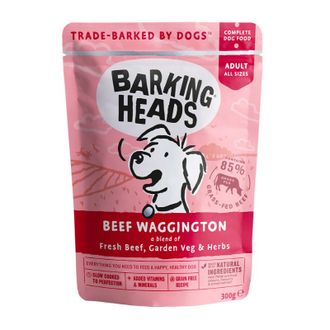 BARKING HEADS Beef Waggington konservai šunims su jautiena 300g 10vnt, BWBF300
