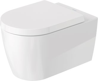 Pakabinamas unitazas Duravit ME by Starck Rimless su Soft Close dangčiu, balta, 45290900A1