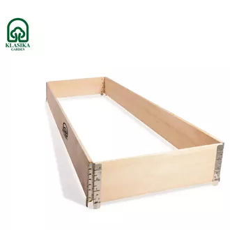 Didelė medinė pakelta lysvė KLASIKA GARDEN, 201,5x101,5x19,5 cm