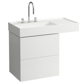 Spintelė praustuvui Laufen Kartell by Laufen 58 cm, balta matinė H4075690336401
