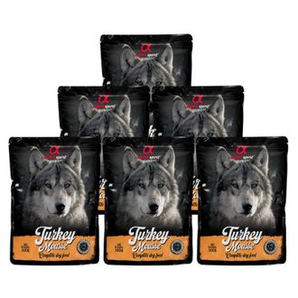 ALPHA SPIRIT WET putėsiai šunims su kalakutiena 300g 6vnt (12), ALPHD050000711