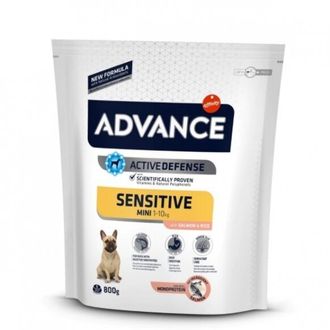 Sausas maistas Advance Dog Mini Sensitive Salmon Rice 0,8kg, AD921514