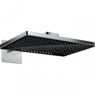 Potinkinė dušo galva Hansgrohe Rainmaker Select 460 2 jet su laikikliu, juoda 24005600