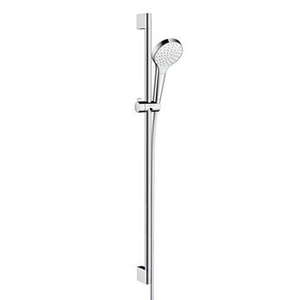 Dušo komplektas Hansgrohe Croma Select S 1jet 0,9m, baltas/chromas 26574400