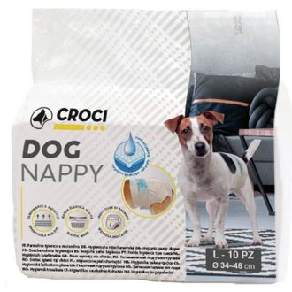 CROCI Dog Nappy sauskelnės šunim L 34-48cm, C6020382