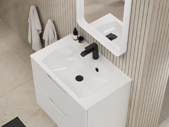 Praustuvas Classic II 800 Slim 800x450 mm, baltas, su skyle maišytuvui XJX01180001