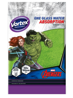 Mikropluošto šluostė VORTEX Marvel Hulk 1 vnt