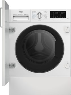 Įmontuojama skalbimo mašina su džiovinimo funkcija Beko B5DBT68547W
