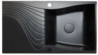 Akmens masės plautuvė Reginox Lyon 900, 90x50 cm, juoda, R37027