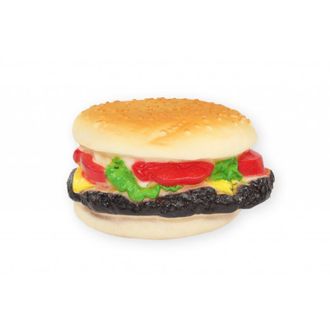 PET NOVA VINYL HAMBURGER žaislas šuniui 9cm 3vnt, VIN-BURGER