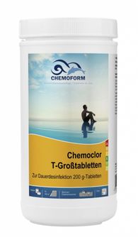 Lėtai tirpstančios chloro tabletės Chemoform AG po 200 g, 1 kg