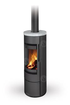 Krosnelė Romotop Alea 02 su akmens apdaila