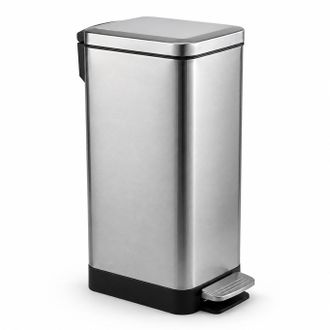Šiukšliadėžė 15 L Pedal Bin, nerūdijančio plieno