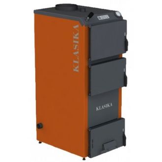 Kieto kuro katilas KLASIKA 13 kW, didesnė pakura ir šilumokaitis