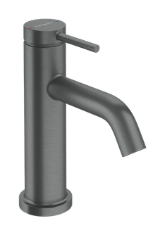 Hansgrohe Tecturis S 80 praustuvo maišytuvas šaltam arba iš anksto sumaišytam vandeniui, šlifuotas juodas chromas, 73313340