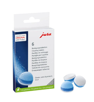 3 fazių valymo tabletės JURA (6 vnt.)