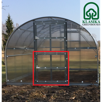 Papildomos durys gale šiltnamiui BALTIC LT be dangos