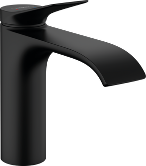 Praustuvo maišytuvas HANSGROHE Vivenis 110 be dugno vožtuvo, matinė juoda, 75022670