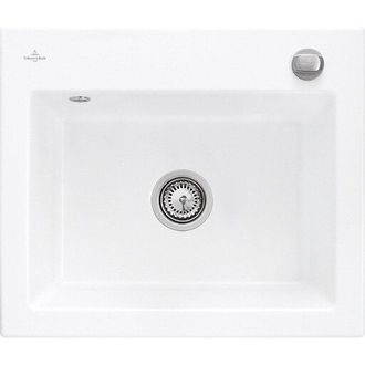 Keramikinė plautuvė Villeroy &amp; Boch Subway 60 S Akmens balta 330902RW