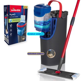 Grindų valymo rinkinys H2Pro Vileda, 4023103251540