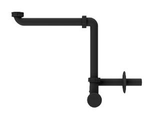 Taupantis vietą sifonas praustuvams HL137, DN32, HL137/30, juodas