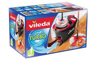 Grindų valymo rinkinys Vileda Turbo VILE19411, baltas/juodas/raudonas, 6 l