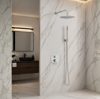 Potinkinė dušo sistema Balneo CASCADE - 2, chromas, H0301010606