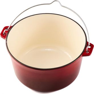 Puodas be dangčio emaliuotas ketaus 5L 26x15cm HR-HYCC-25P HEINNER